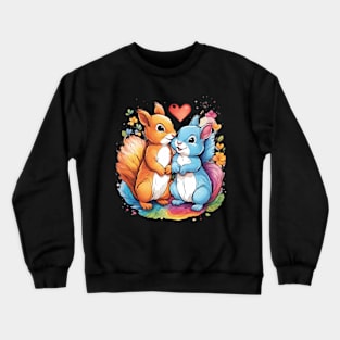 Squirrel Romance Crewneck Sweatshirt